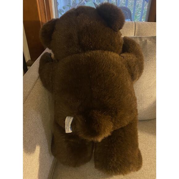 VINTAGE JC PENNY HOLIDAY COLLECTION TEDDY BEAR PLUSH with mittens - Picture 4 of 7